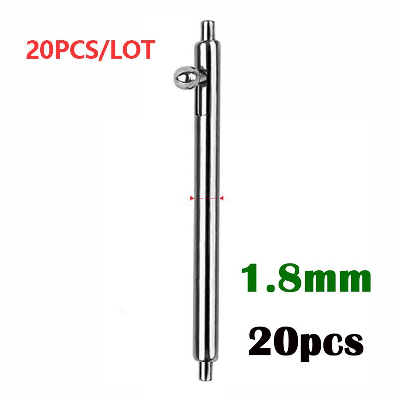 20 pezzi perno di collegamento rapido per cinturino di orologio diametro 1,8 mm 4 pezzi molla per cinturino interamente in acciaio inossidabile 15 16 17 18 19 20 21 22 23 24 mm