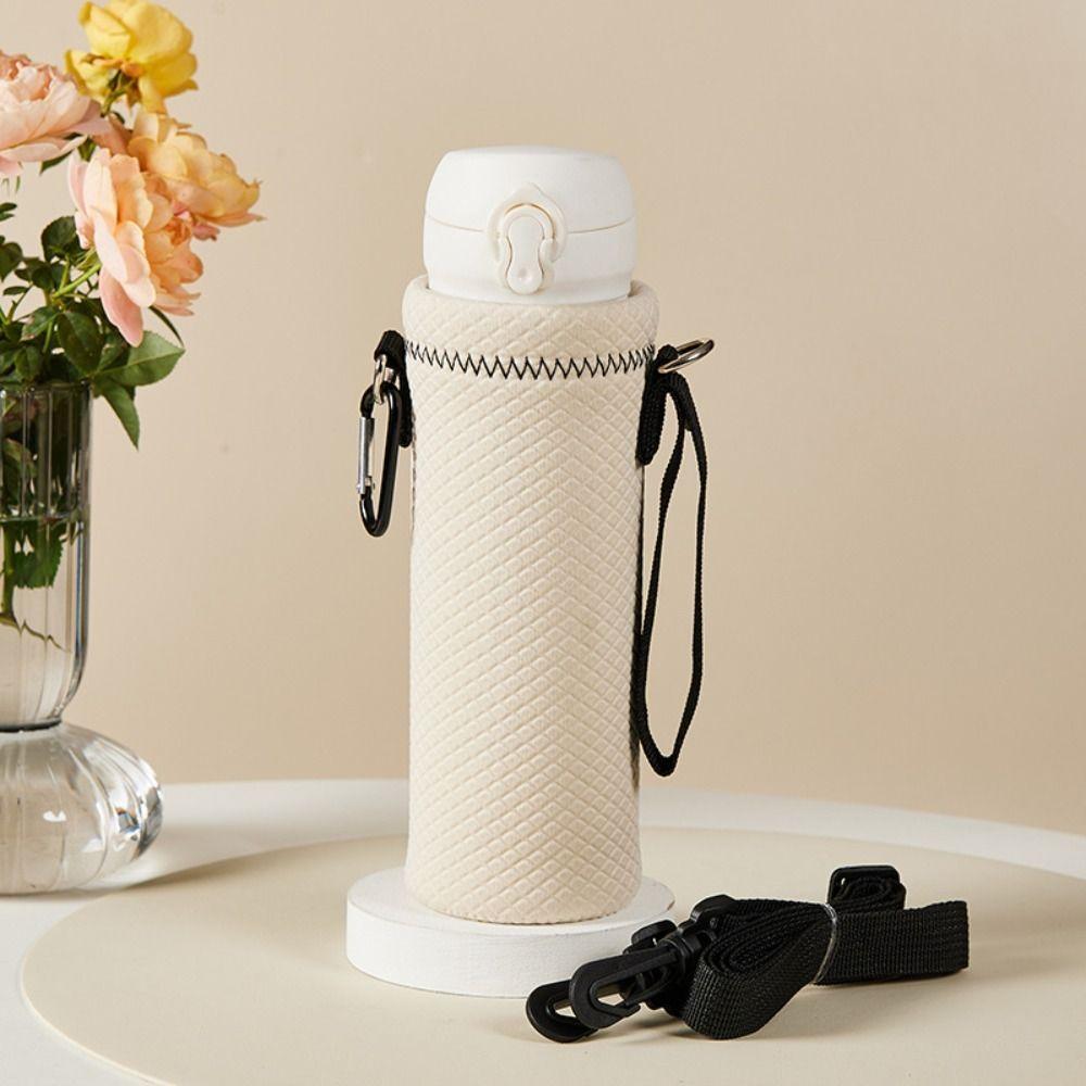 Portable Vacuum Cup Sleeve With Straps Water Bottle Case Insulat Bag Cup Sleeve  Outdoor Sport