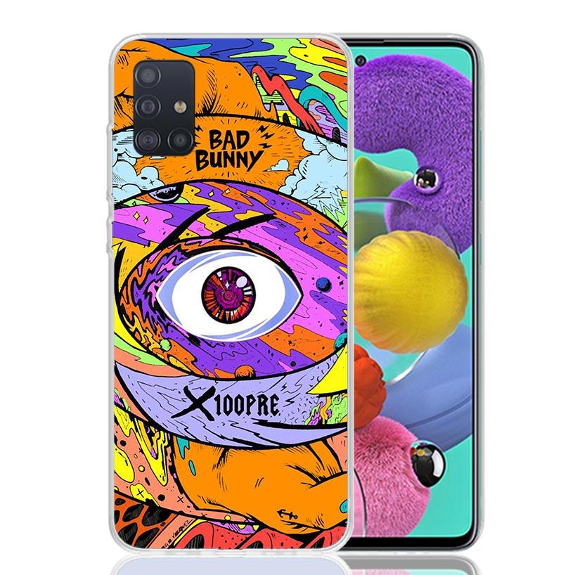 

Bad Bunny X100pre Phone Case for Samsung Galaxy A52 A51 A50S A12 A22 A32 A72 A10S A30S A31 A71 Note 20 Ultra 10 Plus S10 Galaxy Samsung A02