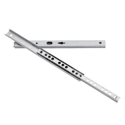 2PCS Smooth Glide Bearing Drawer Slides Two Way Slide 17mm Wide Drawer Rail Hardware Accessories Full Extension