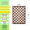 Anti-Corrosion Wood Garden Fence & Climbing Frame for Outdoor Spaces