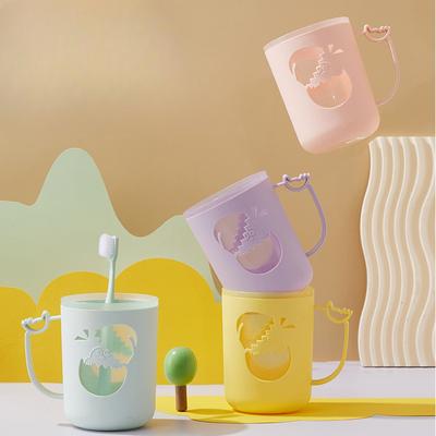 Becher mit großem Fassungsvermögen zum Bürsten und SpülenVerdickter Kunststoff-Wasch- und SpülbecherHaushaltspaar-Zahnbürstenbecher