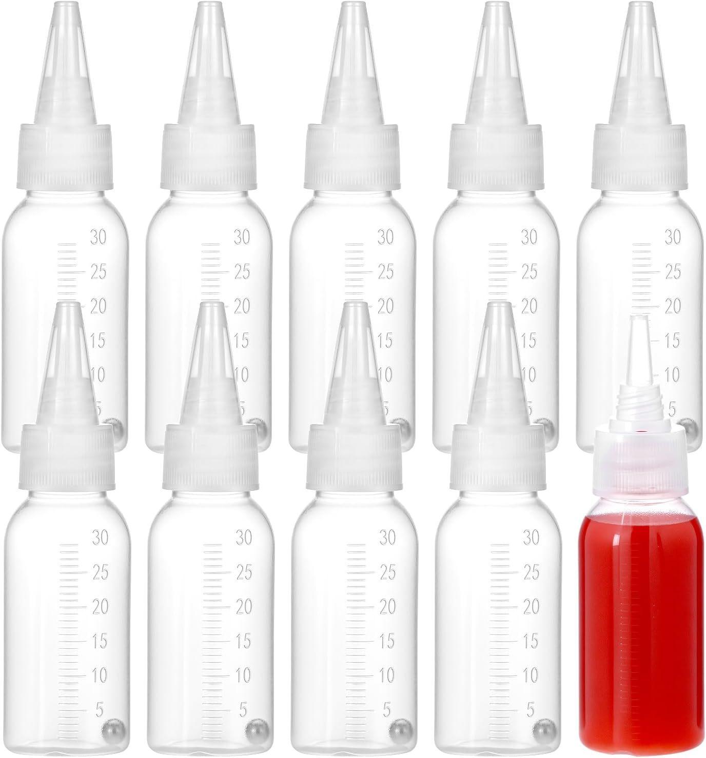 30ml Plastic Painting Spray Bottle With Mixing Bead For Acrylic Paint Storage 10-pack spray paint bottles белый
