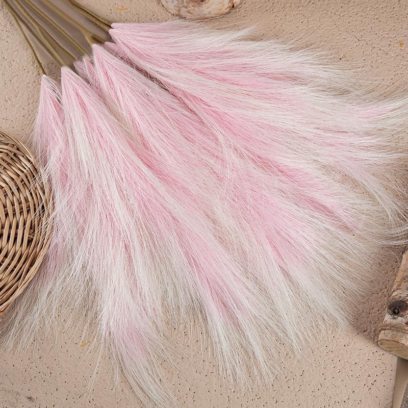 

5 шт. искусственная пампасная трава сушеные тростниковые цветы букет свадебная вечеринка украшения дома комната поддельные растения украшения поставки 5pcs