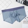 Summer Ice Silk Underwear for Men Seamless and Breathable Men's Underwear with Flat Corners