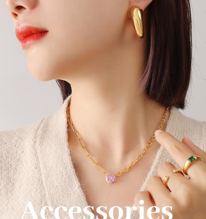 European Winter 18K Gold C-shaped Geometric Ear Cuff Earrings for Women, Titanium Steel Ear Jewelry