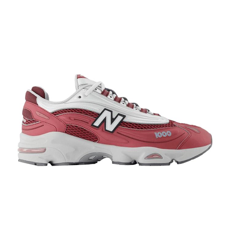 New Balance 1000 Monarch Burgundy Unisex Sneakers Red Light-Silver-Metallic Still-Water M1000Q