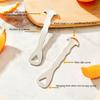 Stainless Steels Fruit Peeler Citrus Cutter Slicer Removal Tool for Quick Safe Oranges and Lemon Peeling in Kitchen Use