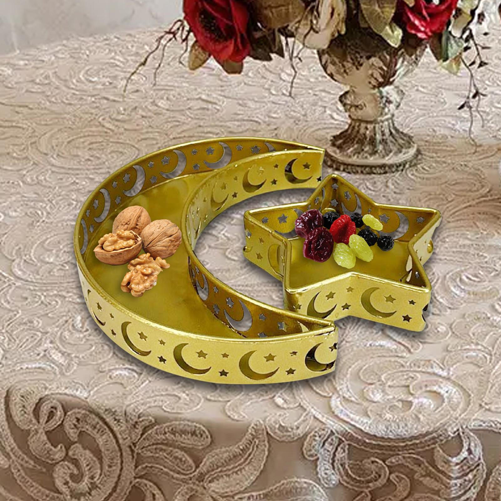 

Ід Місяць Зірка Тарілка Тарілка Мубарак Прикраса столу Посуд