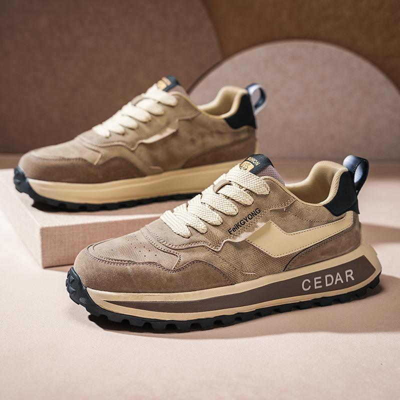 

High-quality spring trend men s shoes fashionable men s casual shoes new high-end ruffian handsome Forrest Gump shoes 44