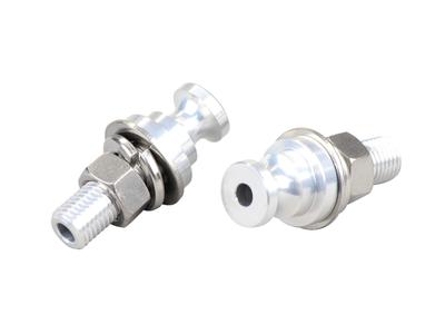 POSH 011102-03 Motorcycle Supplies, Aluminum Mega Short Turn Signal Stay, 1.0 Inches (25 Mm), Silver