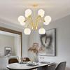 NuFeng Modern Chandelier with 18 Glass Shades