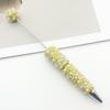 Personalized Gift Pen DIY Beadable Pen, Rhinestone Faux Pearl Ballpoint Fancy Glitter Stationery for Crafts Crafting, Student Office Writing