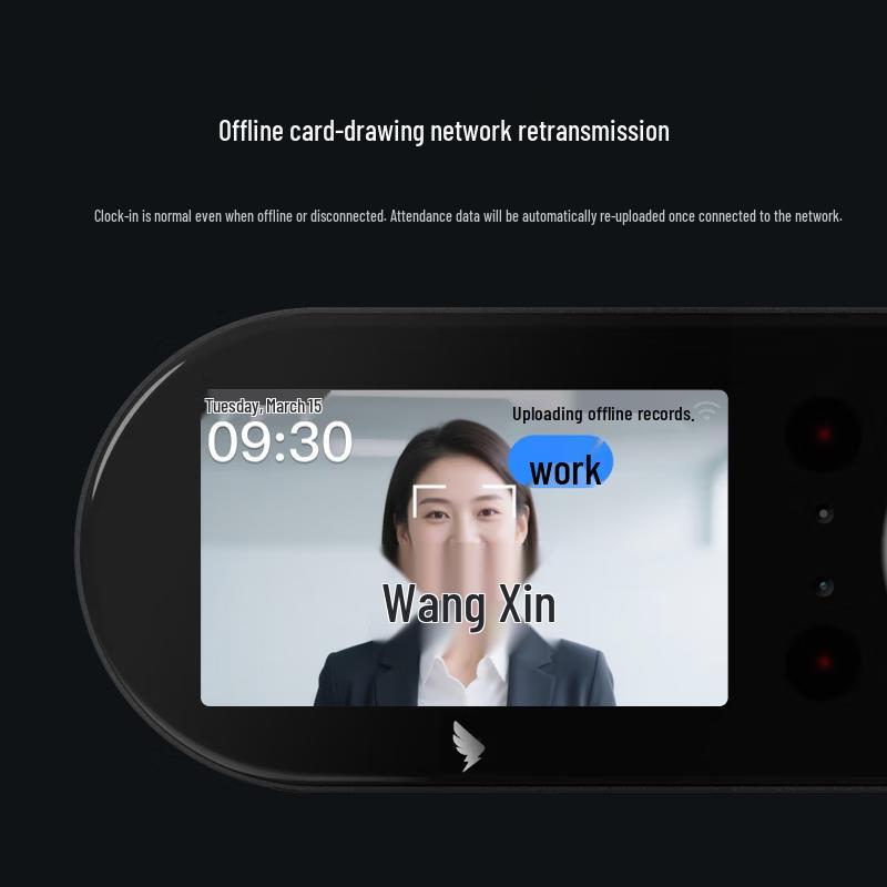 DingTalk M5F Smart Face & Fingerprint Attendance Machine CN plug (adapter included)