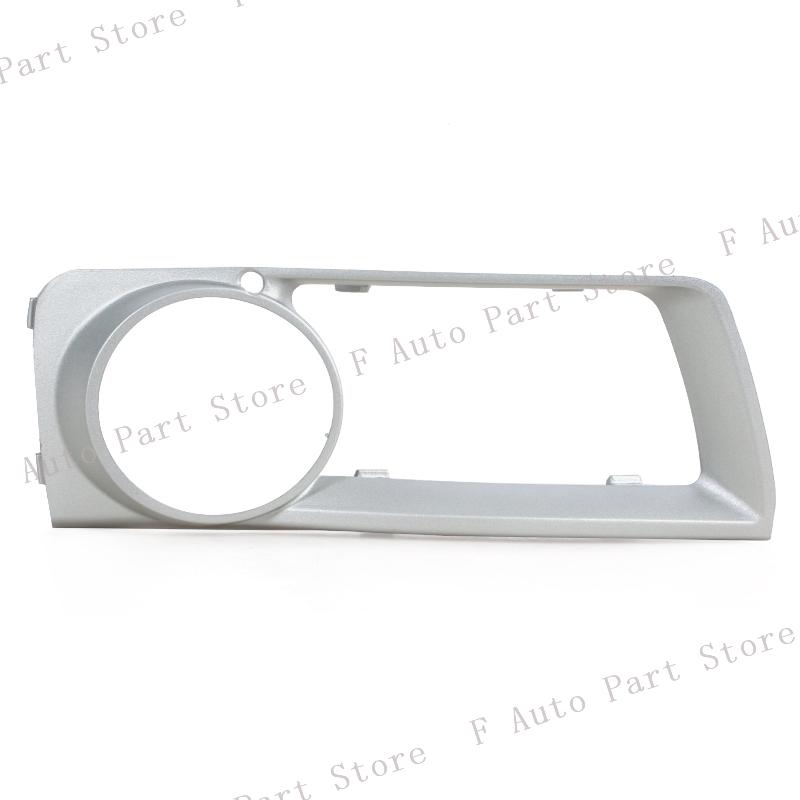 For BMW X6 E71 2012 2013 2014 Car Front Bumper Fog Light Lamp Trim Silver Frame Cover Lid 51117312595 51117312596