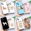 Cute Kawaii Shiba Inu Case For Oppo A54 A74 A94 A40 A60 A80 A18 A38 A58 A78 A98 A96 A76 A16 A15 A17 A57 A5 A6 Pro