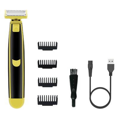Electric Hair Shaver Cutter with 4 Limit Comb 700mAh USB Charging Electric Hair Trimmer Clipper 110V 220V