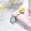 Lancardo Nurse Watch Pocket Watch Nurse Clip Petal Clock Ladies Analog Watch Pocket Watch Present