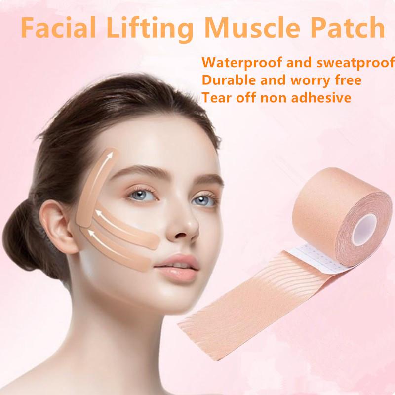 1roll Face And Neck Wrinkle Removal Tape Smooth Multipurpose High Elasticity Face Sticker For Forehead Neck Lips Chin Care Tool