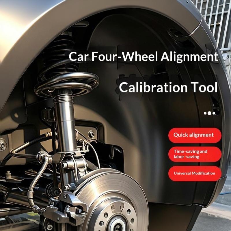 Portable Wheel Alignment Toe Plate Tool Stainless Steel Positioning Gauge for Car SUV Roadside Repair