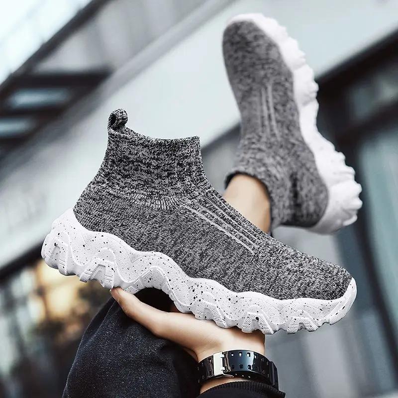 Fashion Knit Minimalist Running Male Sports Shoes Cheap Liquidation Breathable Shoe In Promotion Comfortable Wide Men's Casual Sneakers