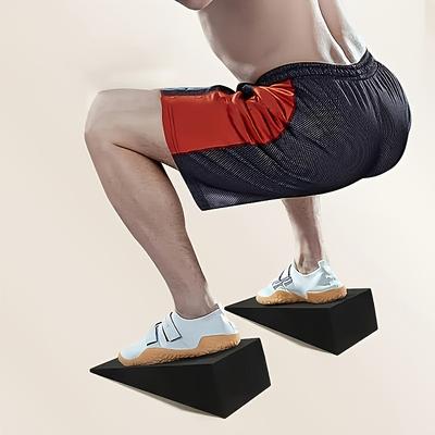 2 Piezas de Cuñas de Entrenamiento para Sentadillas Pequeñas para Mujeres, Adecuadas para el Entrenamiento de Corrección de la Postura en Sentadillas en el Gimnasio/ Práctica Auxiliar de Postura de Equilibrio de Yoga