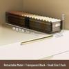 Retractable Wardrobe Organizer: Built-in Partition Box for Socks, Underwear, and Clothing Storage.