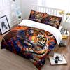 Stylized Multicolored Tiger Face. Bedding Sets Duvet Cover Sets Duvet Covers Pillowcases(1*Duvet Cover 2*Pillowcases Without Duvet Insert)