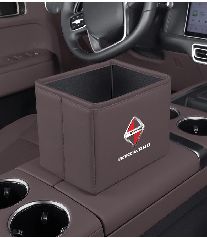 Borgward BX Series Car Storage and Folding Trash Can Box