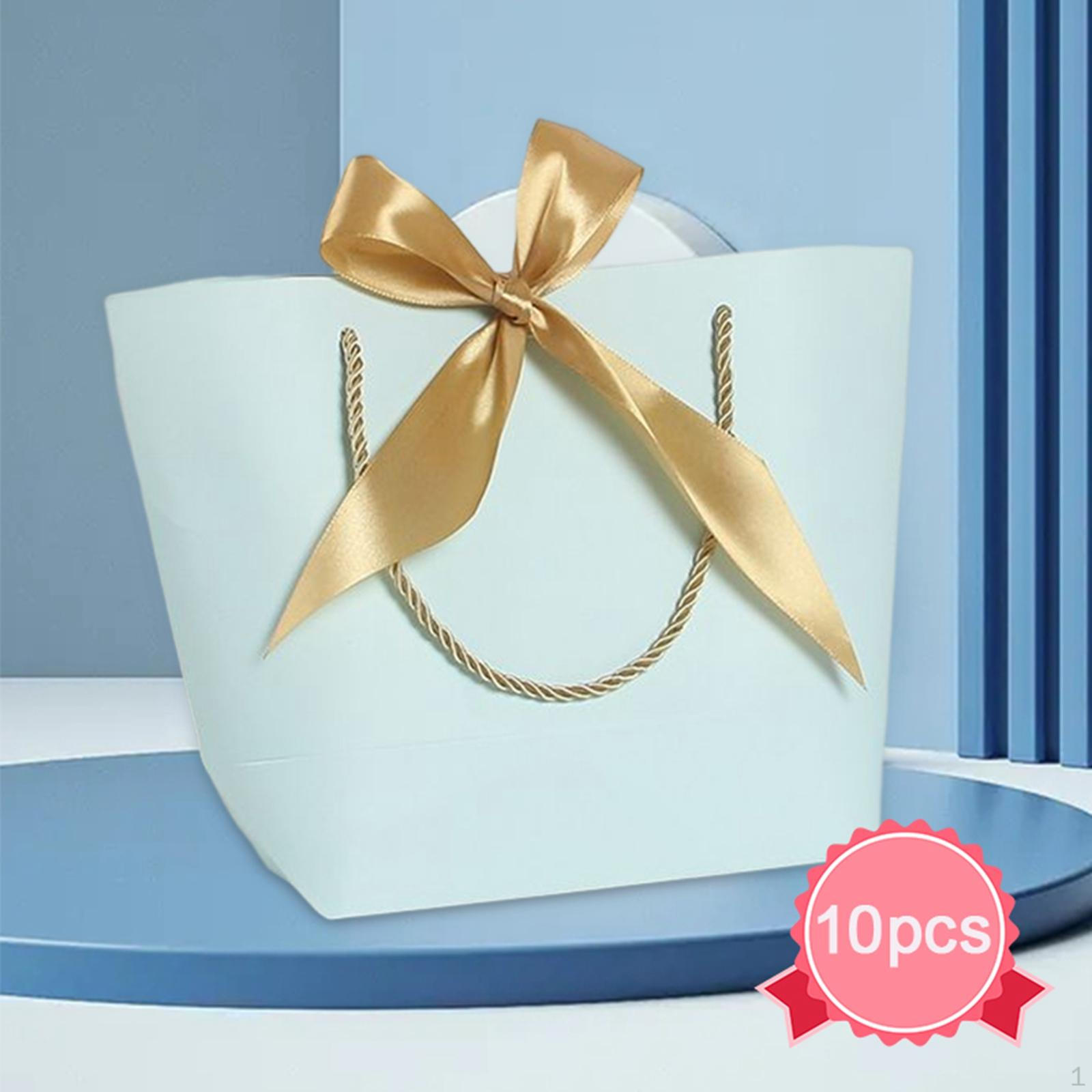 

10 Bags Bulk Reusable Merchandise for Anniversaries Birthday Blue S