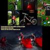 Éclairage Vélo - Constefire - LED Pour Vélo Silicone - Lumière Vélo Avant Et Arrière - VTT VTC Cycliste