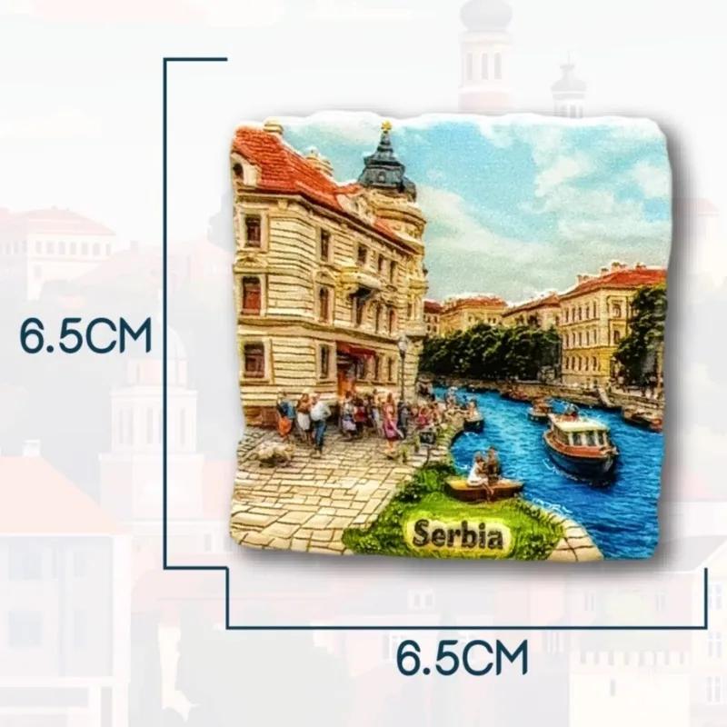 Serbia Fridge Stickers Novi Sad Travelling Souvenirs Beograd Fridge Magnets Home Decoration Weddging Gifts