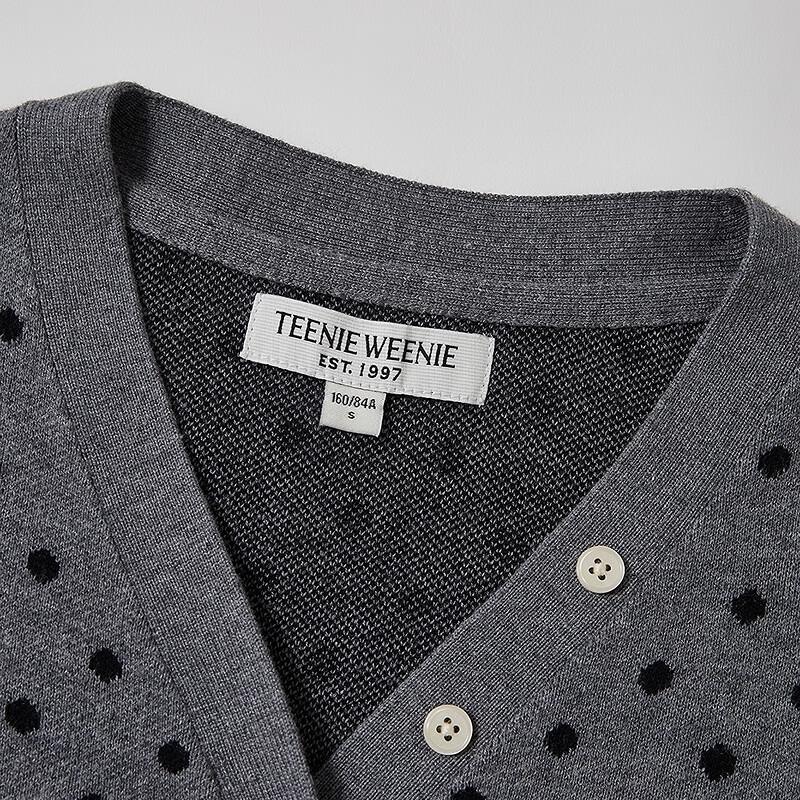 Teenie Weenie Women's Polka Dot V-Neck Cardigan
