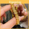Chinese Style Zircon Copper Coin Geometric Bracelet With Luxury Finish For Women