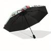 1pc Hello Kitty Fabric PrintUmbrella with Plastic Handle,Suitable for All Seasons Home Travel Outdoor UmbrellaSanlio159