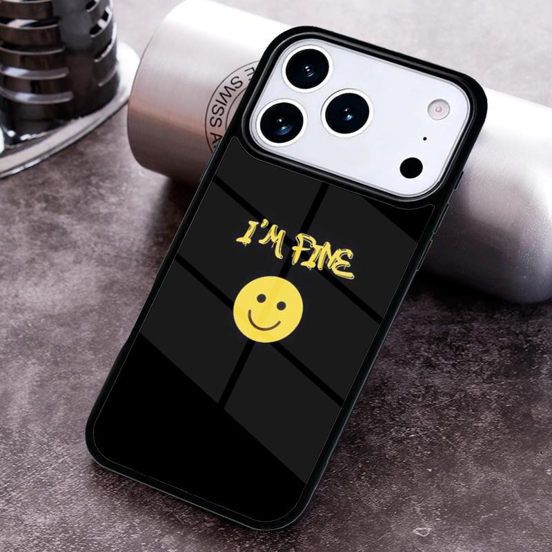 

Чехол для телефона «Мне нормально» (Meme) для iPhone 17 16 15 Pro Max Air 14 13 12 11 Plus, противоударная крышка iPhone 15