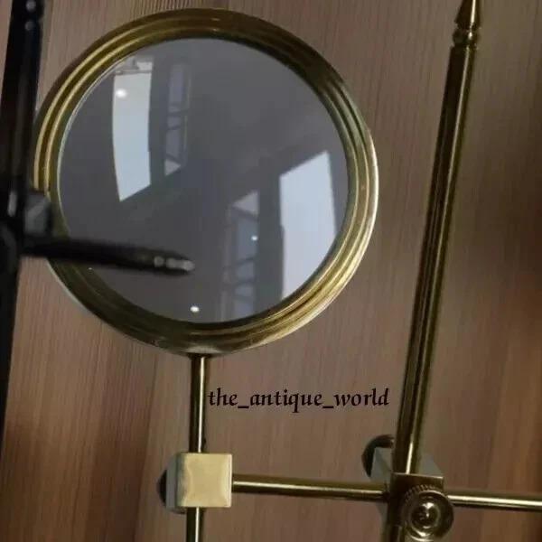 Antique Brass Magnifying Lot Of 3 Nautical Fully With Stand Brass Gift
