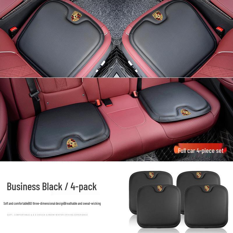 Porsche Sitzzubehör: Ganzjahres-Kissen & Lendenwirbelstützen für Cayenne, Macan, Panamera, 718