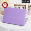 Case for Apple Macbook Air 13.6 2022-2025 (M2/M3/M4) - Flexible, Matte Protective Case, Lightweight and Durable - Alogy Airguard™ Purple