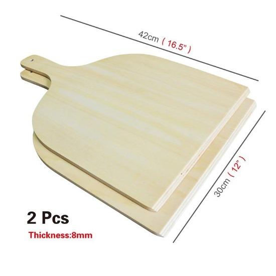 58 56 66 Cm Aluminum Pizza Peel Shovel with Wooden Handle Cake Shovel Baking Tools Cheese Cutter Peels Lifter Tool Pizza Shovel