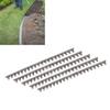 10Pcs Garden Edging Border 201 Stainless Steel Landscape Edging Kit for Flower Grass Yard