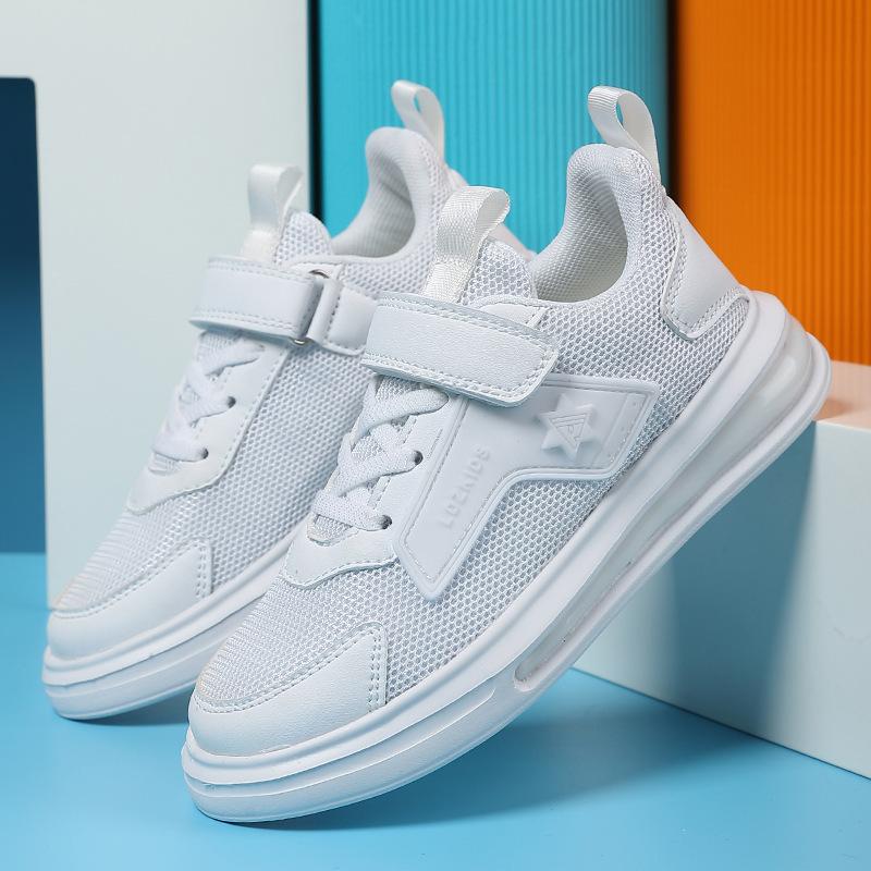 

Hollow children s shoes sports shoes summer boys single net boys 2025 middle-aged and older children new board shoes girls 39