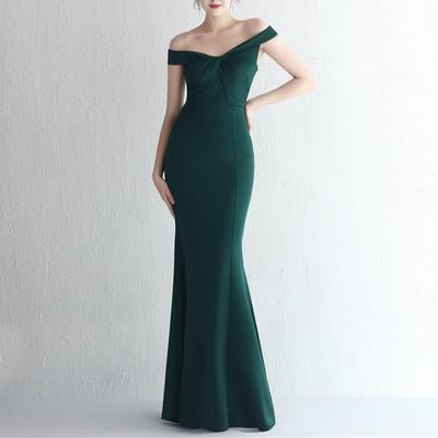 Long Fishtail Skirt Wedding Dress Evening Dresses