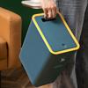 Press-Type Large Household Trash Can with Lid - Bathroom, Kitchen, Crevice Storage, Thickened Waste Paper Basket
