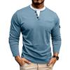 Men's T-shirt: Faux Two-piece, Double-layered V-neck, Fashionable Colour-blocked T-shirt, Men's Long-sleeved T-shirt