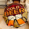 1PC  Beer Automatic Umbrella - Suitable Travel Outdoor Portable Umbrella Birthday Gift Daily Essentials