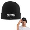 Captain Anchor Warm Knitted Cap Hip Hop Bonnet Hat Autumn Winter Outdoor Beanies Hats for Unisex Adult