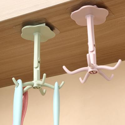 Storage Hook Sticky Easy To Install Sturdy Modern Daily Use Kitchen Utensil Hanger with Hooks Dorm Supplies MIT