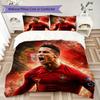 Set Copripiumino con Modello C Ronaldo Copripiumino Federa Decorazione per la Casa Regalo di Compleanno (1 * copripiumino + 2 * federe senza imbottitura)