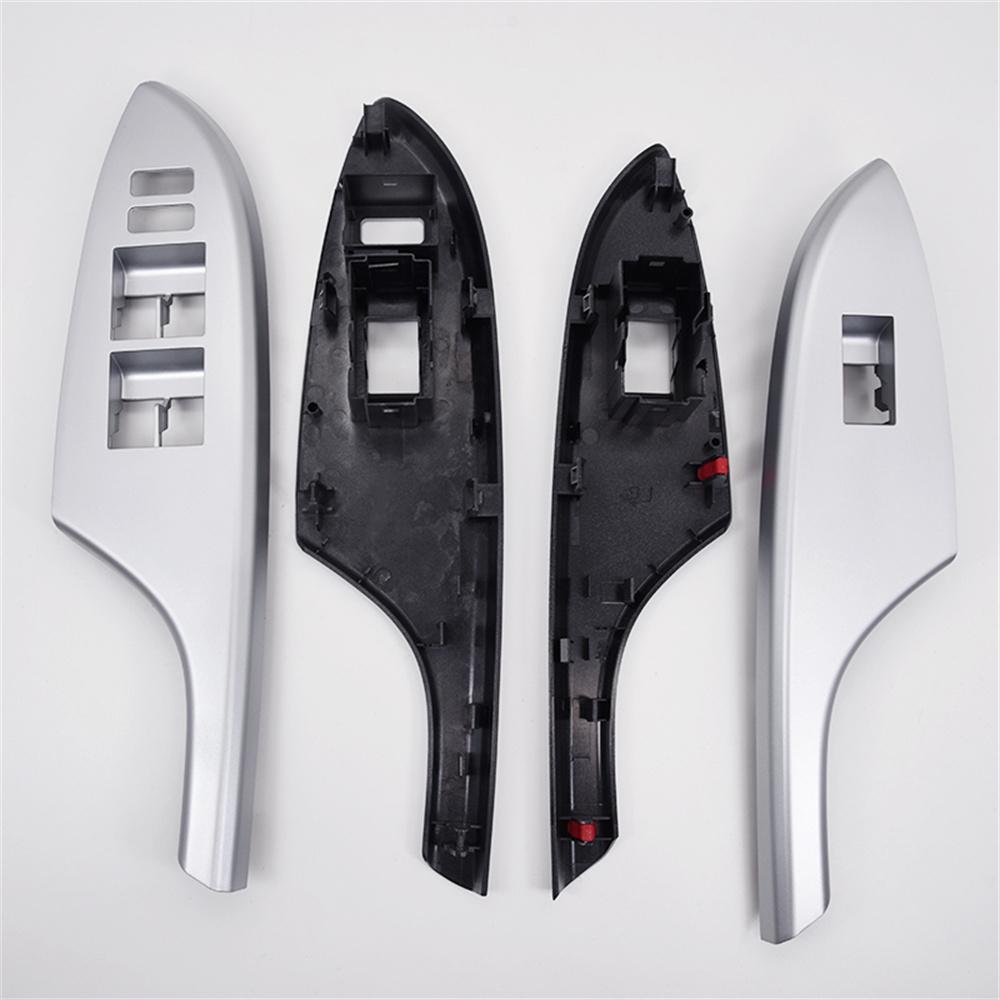 4pcs Door Window Switch Trim Cover Bezel Panel For Toyota Corolla 2009-2013 LHD Only